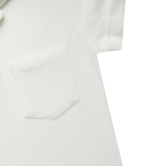 White Kids Toweling Polo